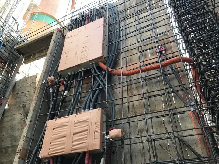 樓層電錶箱與弱電箱