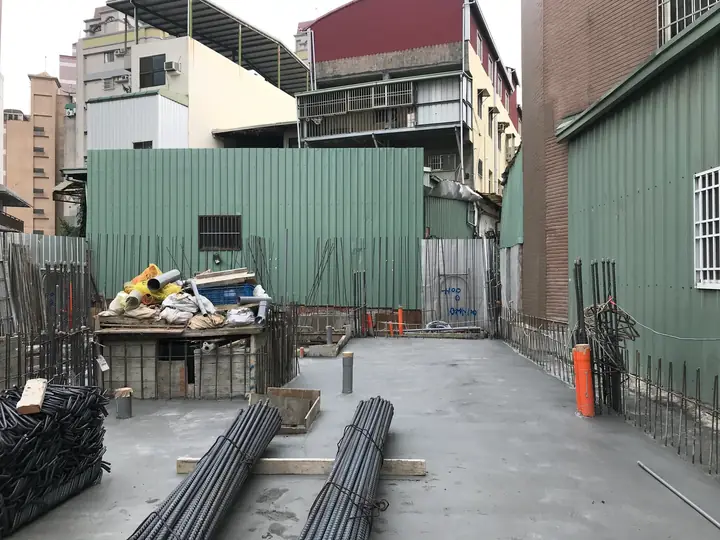 一樓地板(基礎)灌漿完成