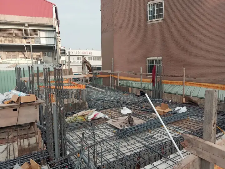 一樓頂板鋼筋查驗