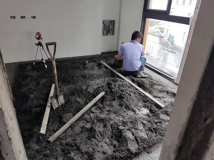 室內地坪泥作打底